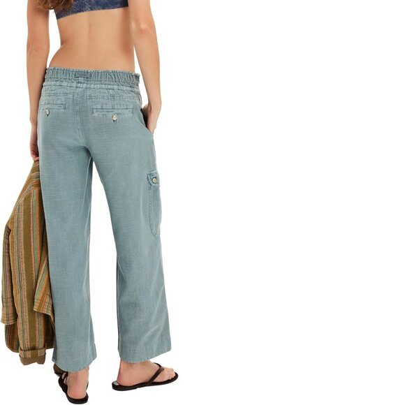 new FREE PEOPLE park ave cargo pants L large - Picture 2 of 2